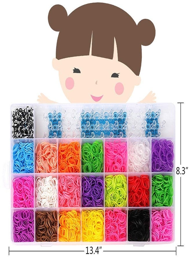 Qwick Click 3800 + Multi-Color Rubber Bands Refills Set Bracelet Making Kits Loom Bands Kit Loom Included for Kids Bracelet Weaving DIY Crafting - Image 2